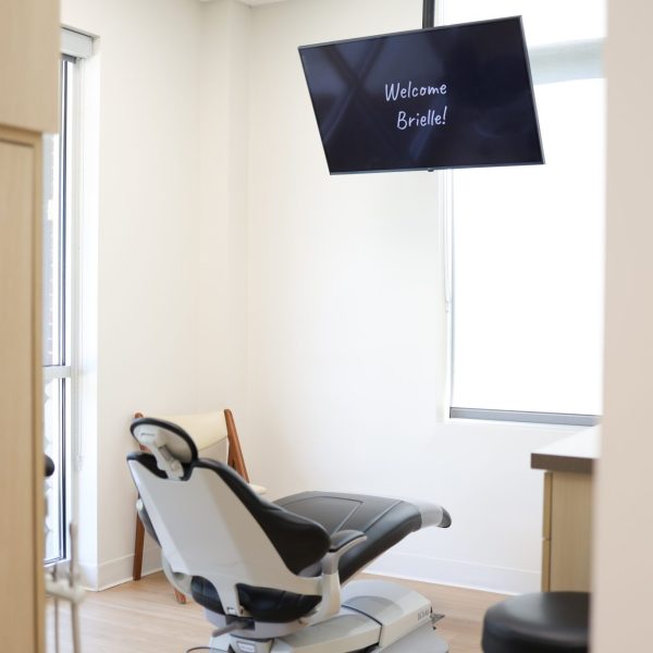 welcome monitor in exam room